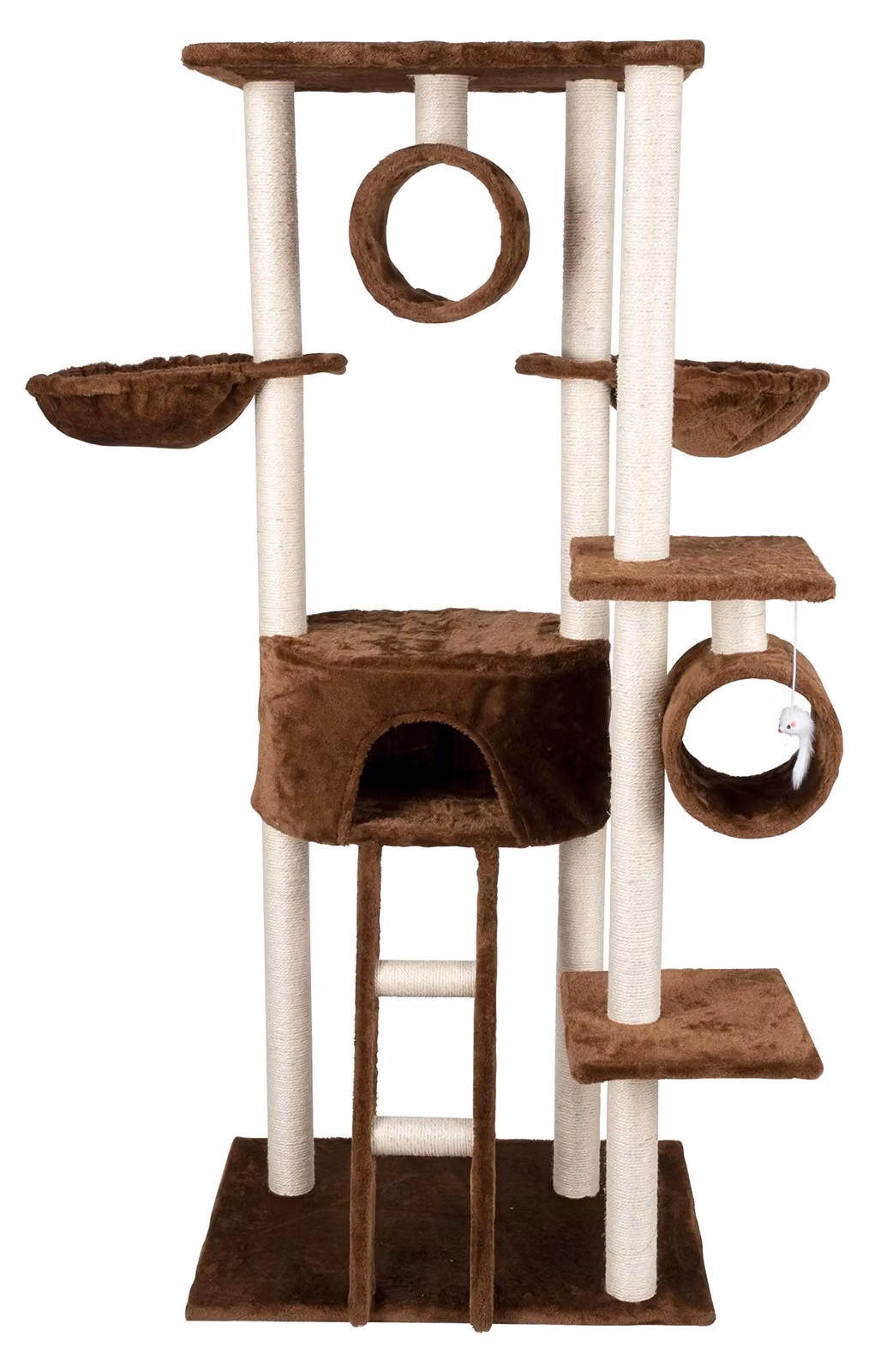 Albero per gatti con superficie per grattare - 165 cm
