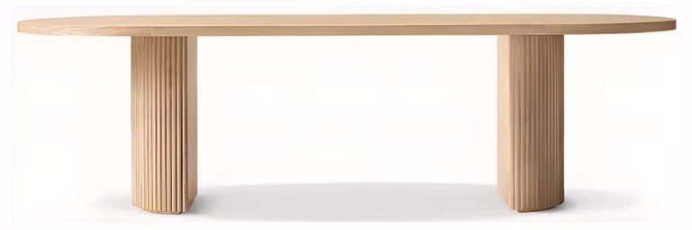 Luxus Design Esstisch Holz 213x102x76 cm modern elegant