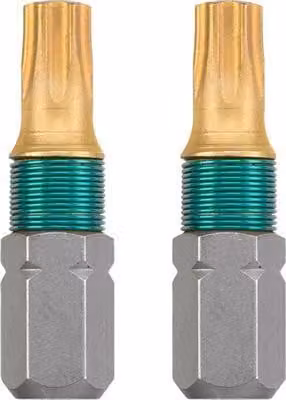 KWB 2 punte da 25 mm in titanio Torx 20 Card