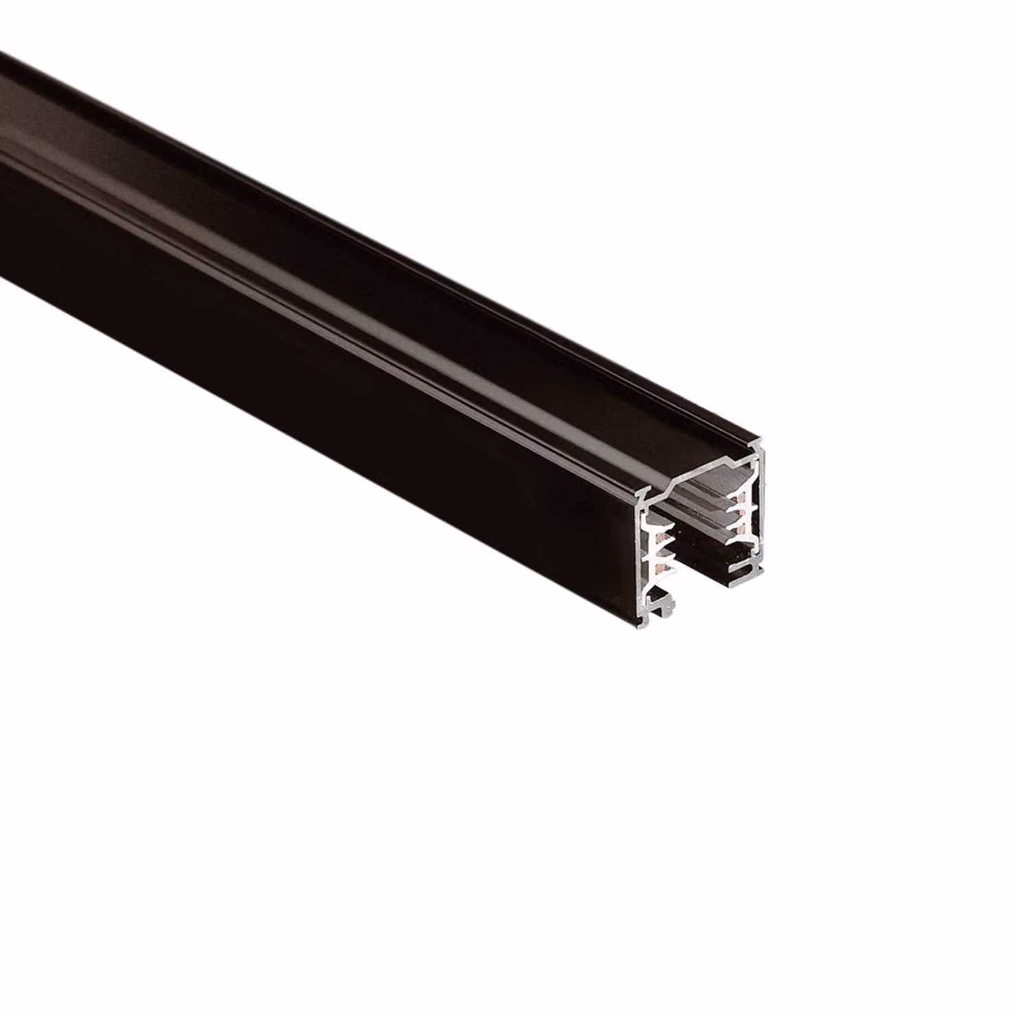 Ivela Sistema binario trifase LKM QUADRO DALI, nero, 300 cm dimmerabile, Nero, Alluminio