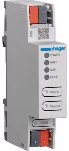Hager HAG TYFS130 Accoppiatore di linea/area KNX Secure (TYFS130)