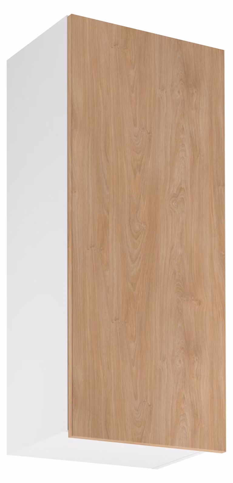 Pensile alto da cucina SALERNO - larghezza 45 cm, bianco/rovere