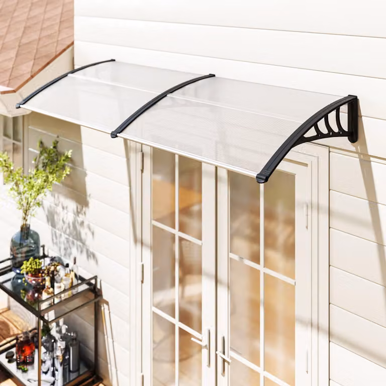 Copertura trasparente - Protezione per porte - Tende da sole - Tende impermeabili - Coperture per finestre - Protezione dai raggi UV