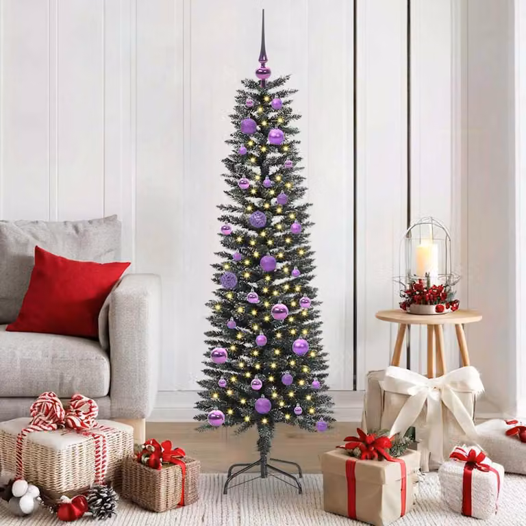 Maison Exclusive - Albero di Natale artificiale con 150 LED e supporto, verde, 150 cm