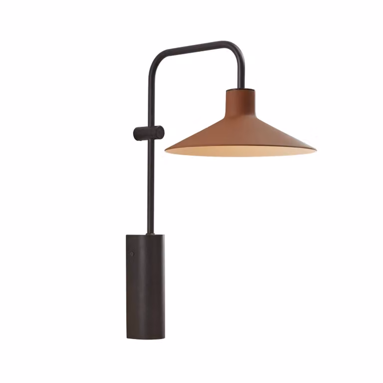 Bover Applique da parete a LED Platet A/02, dimmerabile, Nero, Soggiorno / Sala da pranzo, Alluminio, Design, Applique a LED
