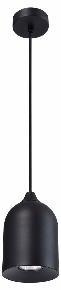 Lampada a sospensione NILO nera 1xGU10x8W in metallo, dimensioni: 119,5x11,5x11,5 cm, IP20, Light Prestige