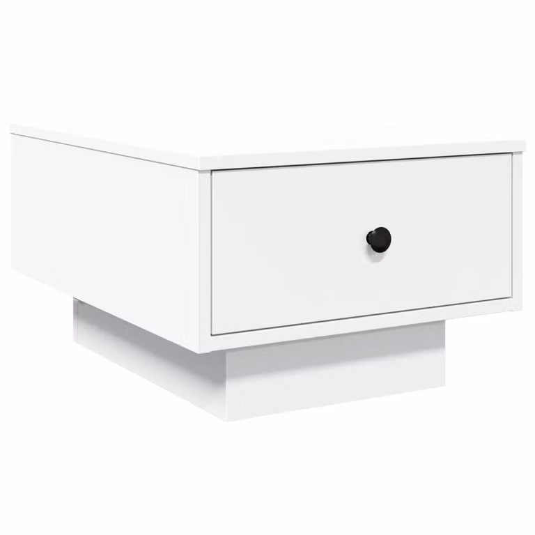 Tavolino da Salotto Bianco 60x45x31 cm in Legno Multistrato