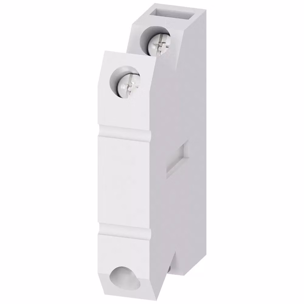 Contatto ausiliario Siemens, da incasso a pavimento, 1 NO + 1 NA, montabile a sinistra e/o a destra, codice accessorio 3LD93406C