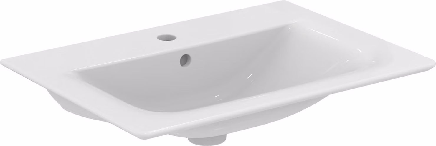 Ideal Standard Connect Air lavabo pour meuble 640mm, 1 trou de robinet, avec trop-plein, E028901, E028901