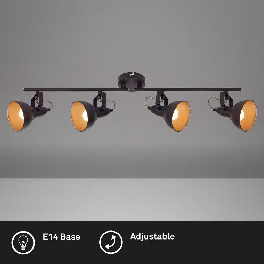 Faretto LED da soffitto Lampada da soffitto per soggiorno Lampada spot LED Retro orientabile