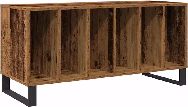 Mobile porta vinili Legno vecchio 100 x 38 x 48 cm CFW4602403