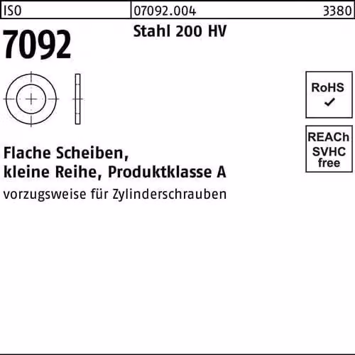 Dischi Reyher ISO 7092 St. 14 (15x24x2,5) HV 070920040140000 (500 pezzi)