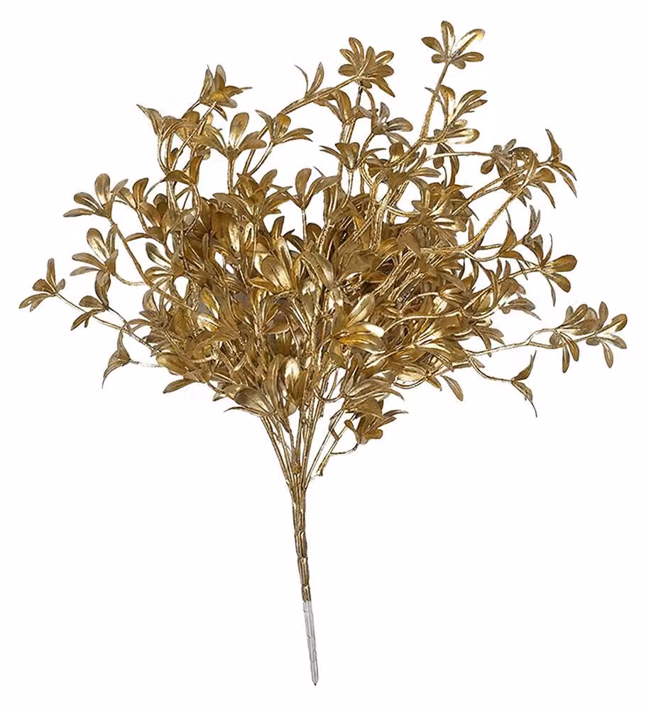 Clayre & Eef Decorazione Ramo in plastica color oro