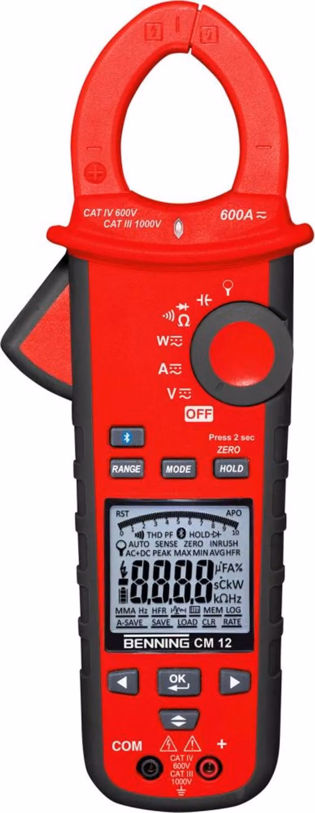 Multimetro digitale con pinza amperometrica CM 12 Benning | 4014651446809