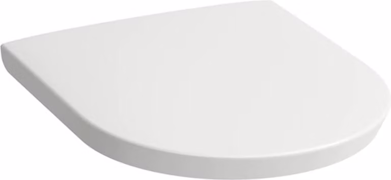 Laufen NewClass Sedile WC 89185.1 con coperchio rimovibile, con chiusura automatica, bianco, 1 pezzo.