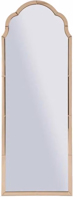 Specchio da parete ad arco Tangeri Vikasa Home con cornice rosa L: 49 cm, H: 144 cm