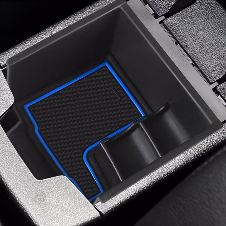 Contenitore portaoggetti per la console centrale, compatibile con Renault Captur 2/E-Tech/Hybrid, dal 2020 al 2026, colore blu
