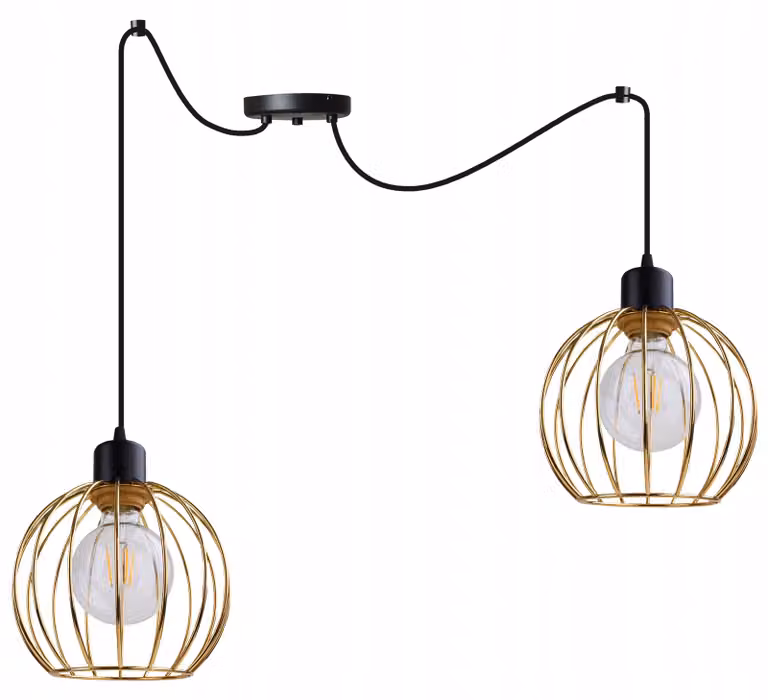 Lampada da soffitto Lampadario Golden Spider Loft