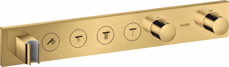 hansgrohe AXOR ShowerSolutions module de thermostat Select 600/90, encastré, 4 consommateurs, kit complet, 18357990, 18357990