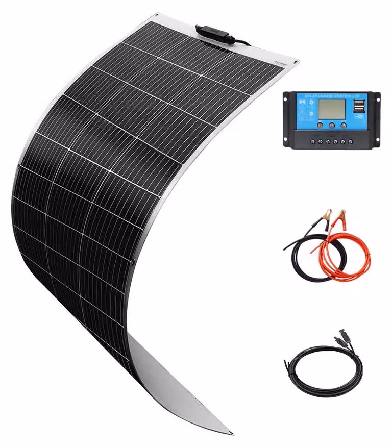 Pannello solare flessibile, design innovativo, alta efficienza, kit solare da 12V e 120W, modello A