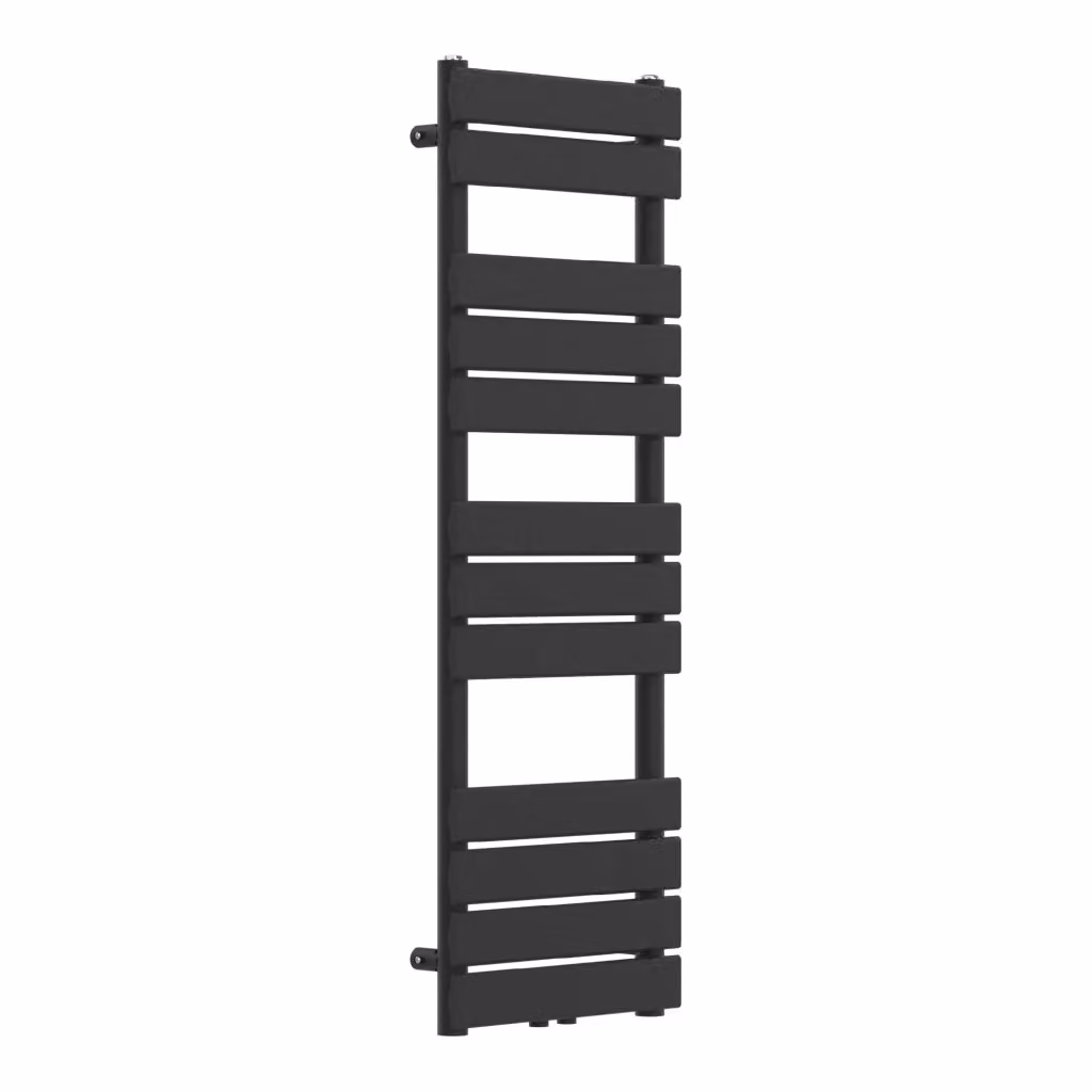 Scalda Asciugamani da Parete Voss ad Acqua Calda neu.haus Nero L: 120 cm, P: 40 cm – 2