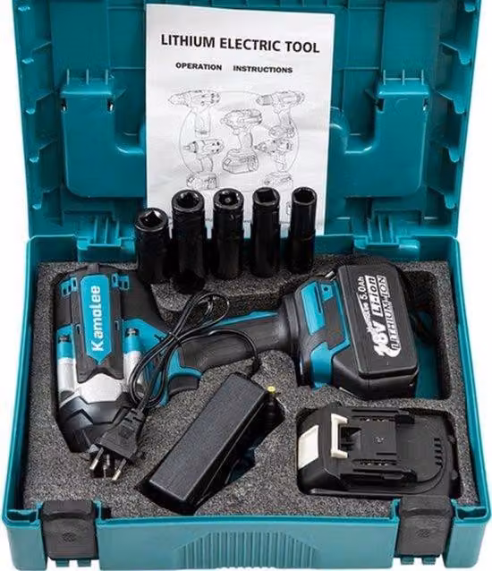 Avvitatore a impulsi wireless per lavorazione dei metalli - Coppia di 1800 Nm - Motore brushless - 18V