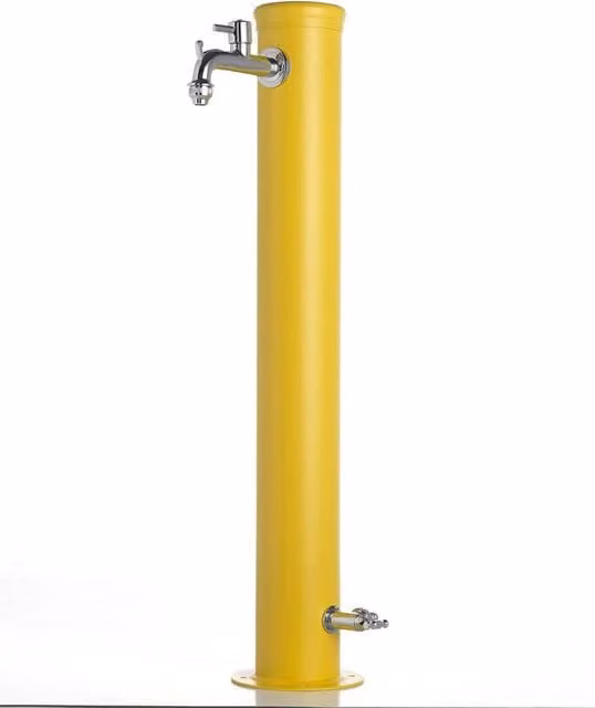 Fontana da Giardino con Doppio Rubinetto Belfer 42/ARR Giallo