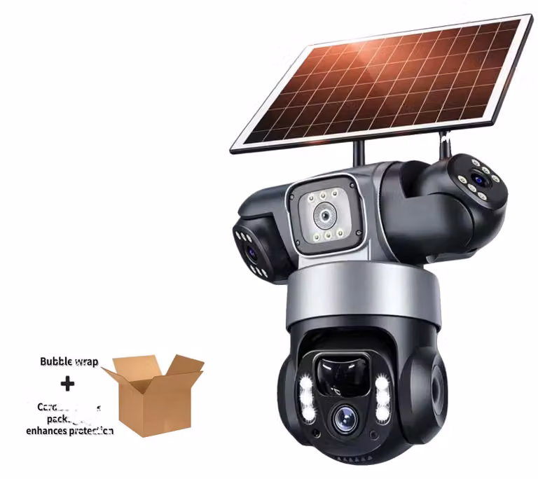 Telecamera di sicurezza, connettività 4G, alimentazione a energia solare, telecamera 4G senza scheda SIM
