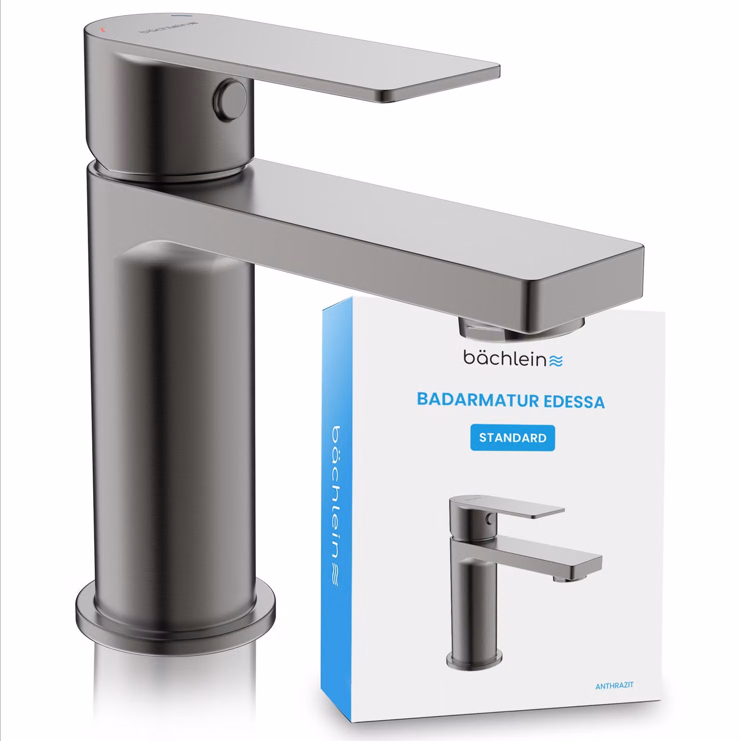 Rubinetto da bagno Bächlein Edessa antracite