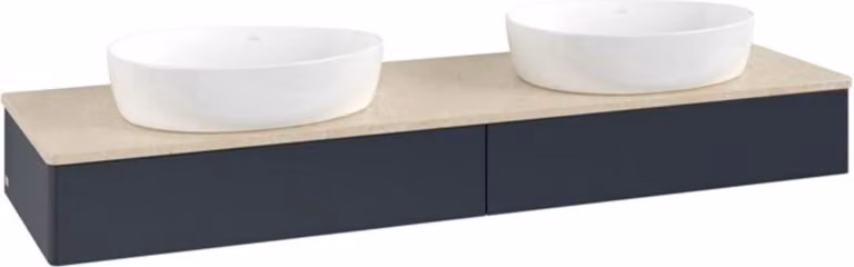 V&B Mobiletto senza struttura frontale Antao 160x50cm, WTP-colore botti., md bl. m Lac