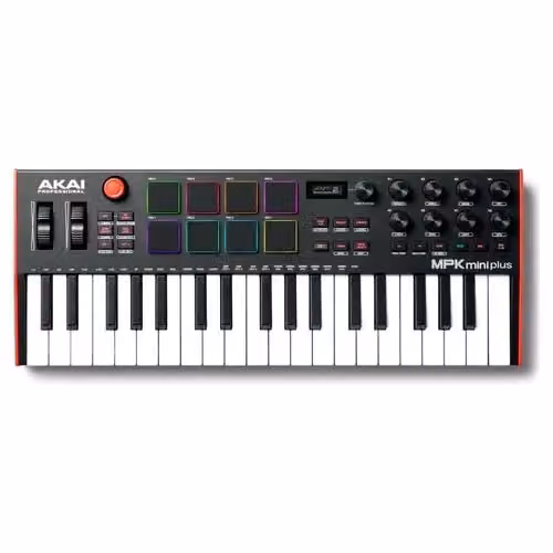 Tastiera controller Akai Professional MPK Mini Plus Black e Red – 2