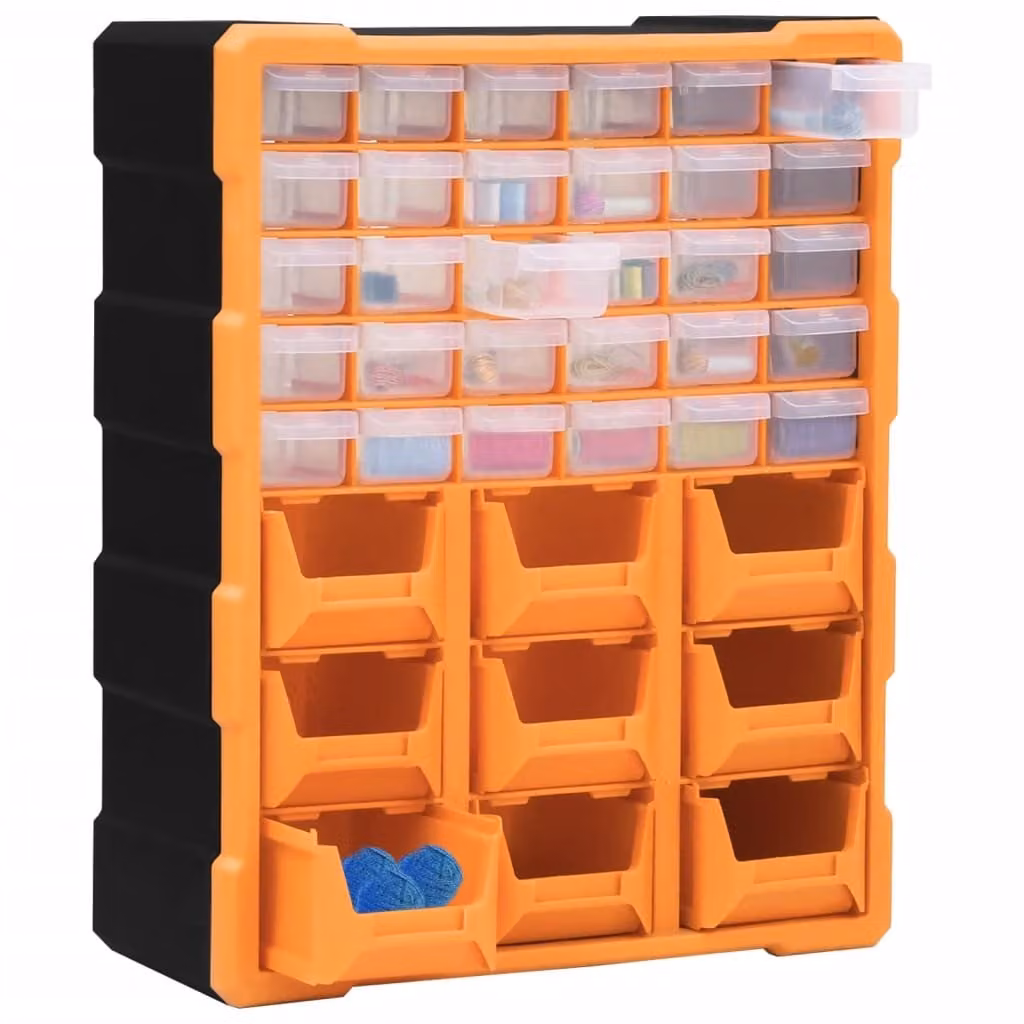 Mobile Contenitore con 39 Cassetti 38x16x47 cm