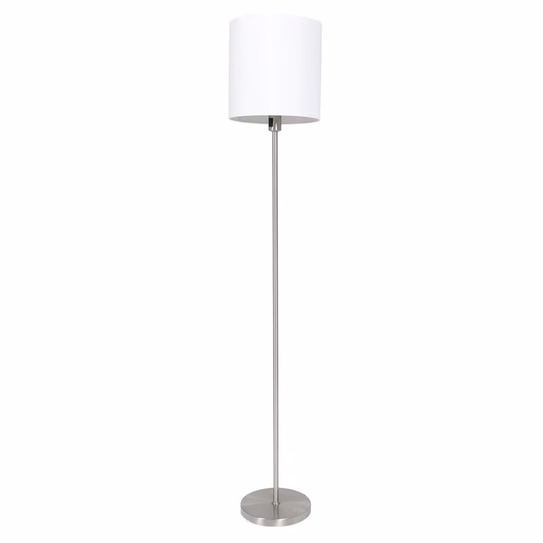 Lampada da terra - acciaio - NOOR - metallo tessile - Ø 30cm - E27 - 1564ST - Mexlite