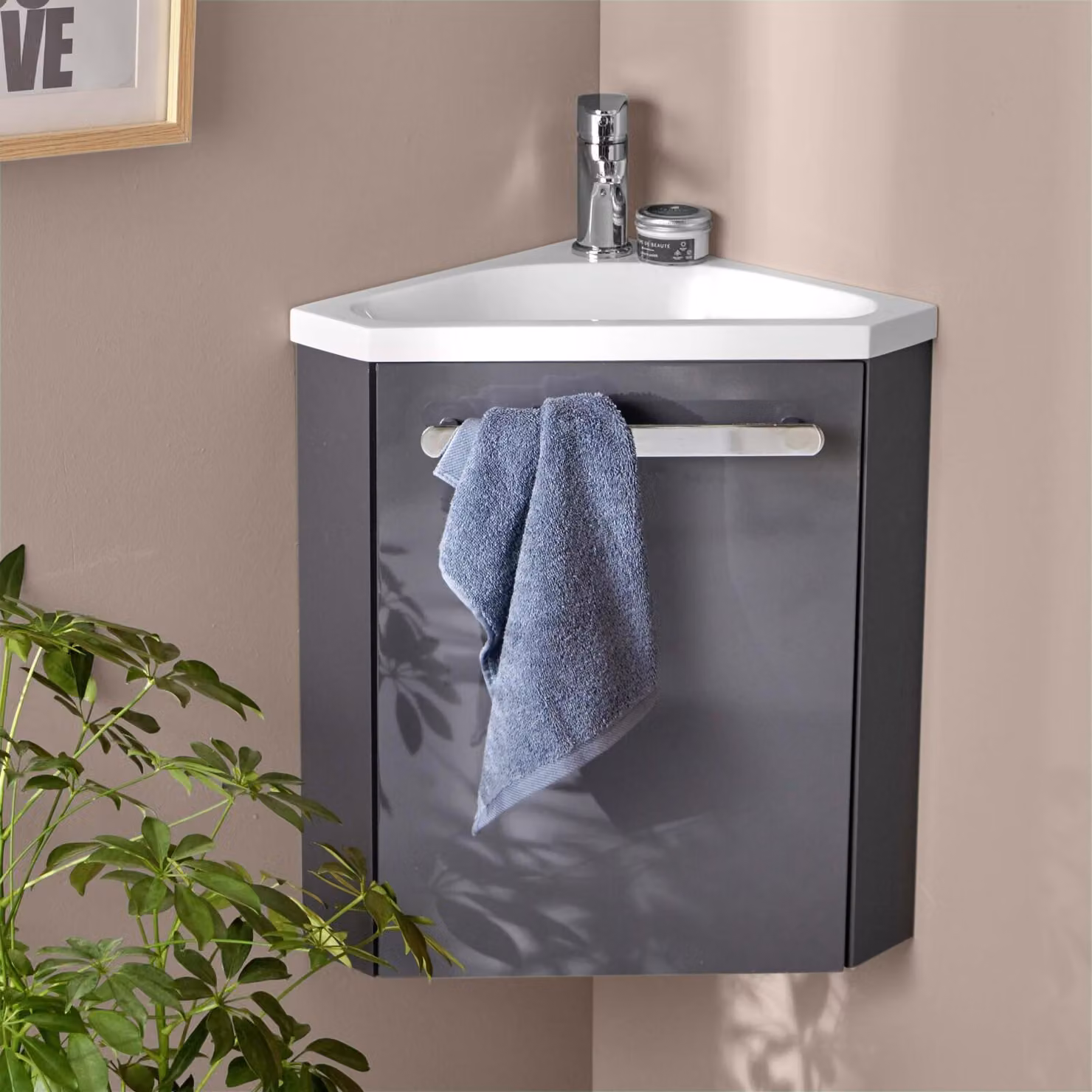 Mobile lavabo angolare SKINO