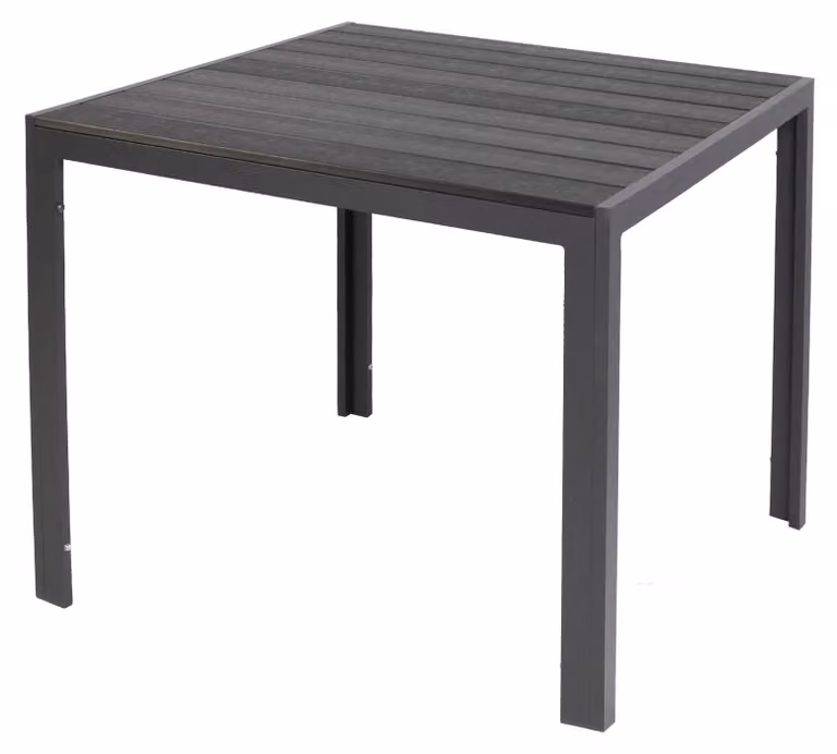 LEX Riva Gartentisch 80 x 80 x 74 cm, quadratisch