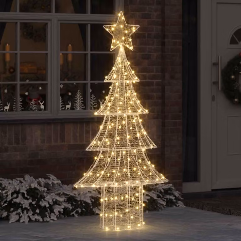 Maison Exclusive - Albero di Natale con 240 LED, luce bianca calda, 150 cm, in acrilico