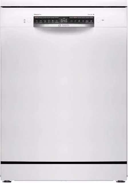 Lavastoviglie Bosch Serie 4 SMS4EVW08E Libera Installazione, 14 Coperti, Classe B, 44 dB, Bianco, con Home Connect e Smart Home Integration