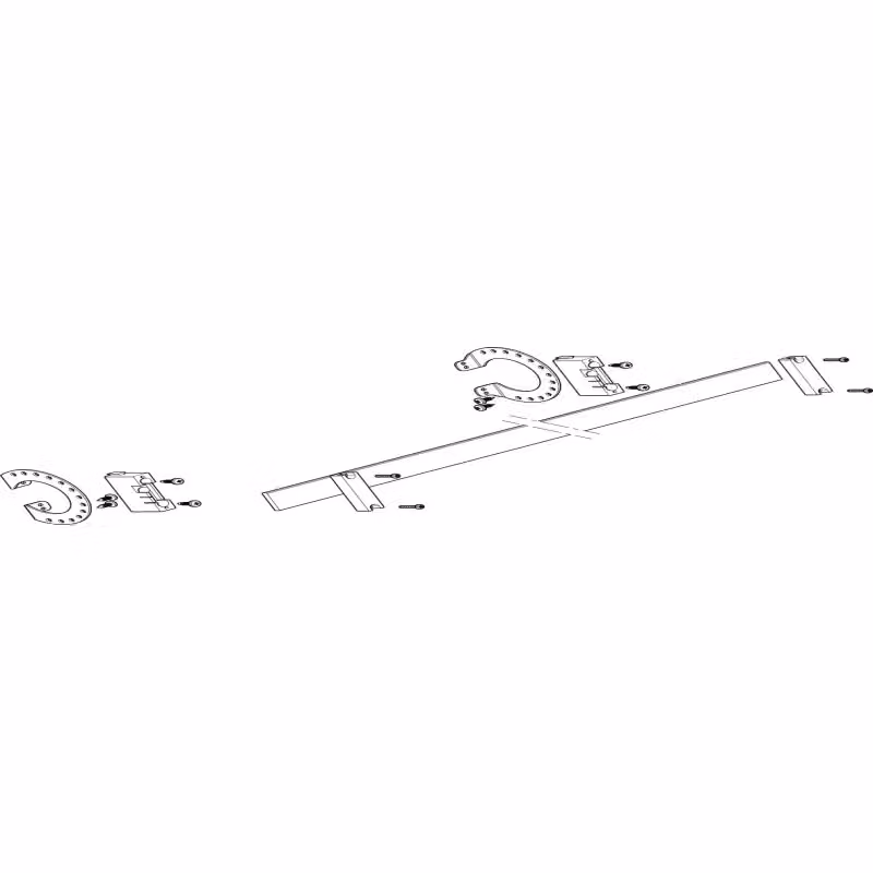 Modulo sbarra collettrice ABN 3FB/1RE N/PE con rame 30x5 mm, unipolare, inclinazione 27° rispetto al profilo MXSC31341