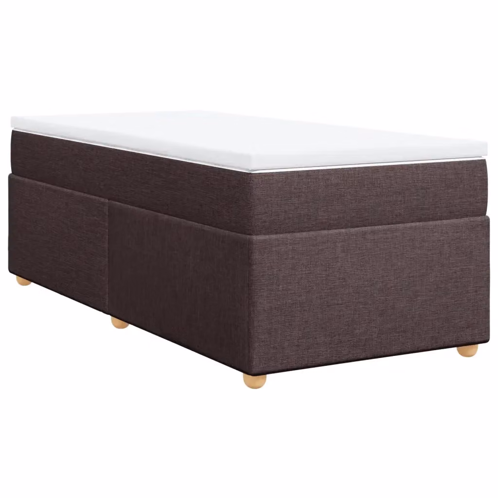Letto Ibrido con Giroletto a Molle e Materasso vidaXL, Marrone e Bianco, L/P/H: 90 x 200 cm – 2