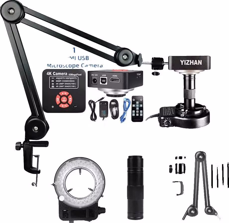 Kit HDMI VGA da 13 MP, zoom 150x, sensore Sony da 8,42 MP, kit di aggiornamento 4K 60 MP, 0-150x-b