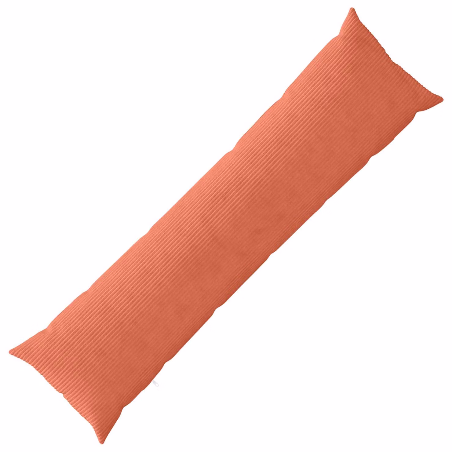 Federa vidaXL HEERLEN in velluto a coste, Rosso Arancio, L 145 x P 40 cm