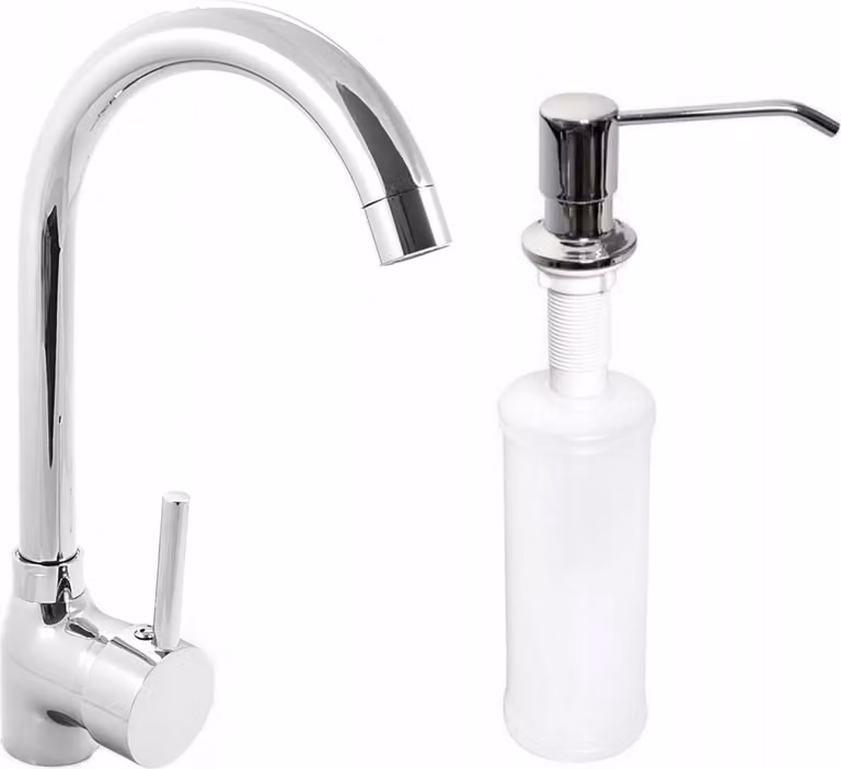 Granitan - Rubinetto da cucina - Rubinetto per lavello - Orientabile a 360° - Cartuccia in Vetroceramica - Cromo - Ottone - KUCHNIA