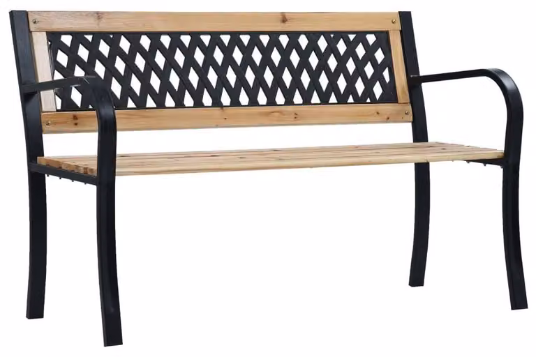 Panca da giardino in legno, 120 cm, per uso esterno