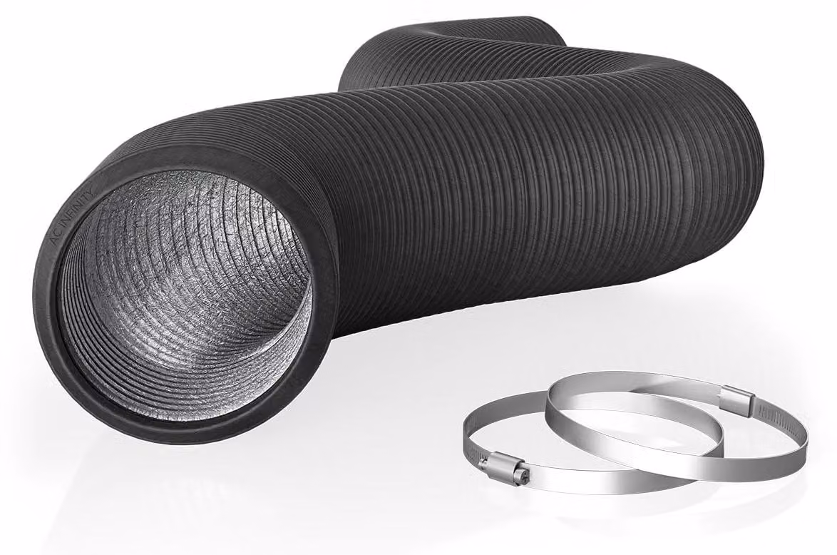 Tubo flessibile a quattro strati, lungo 2,44 m, 100 mm