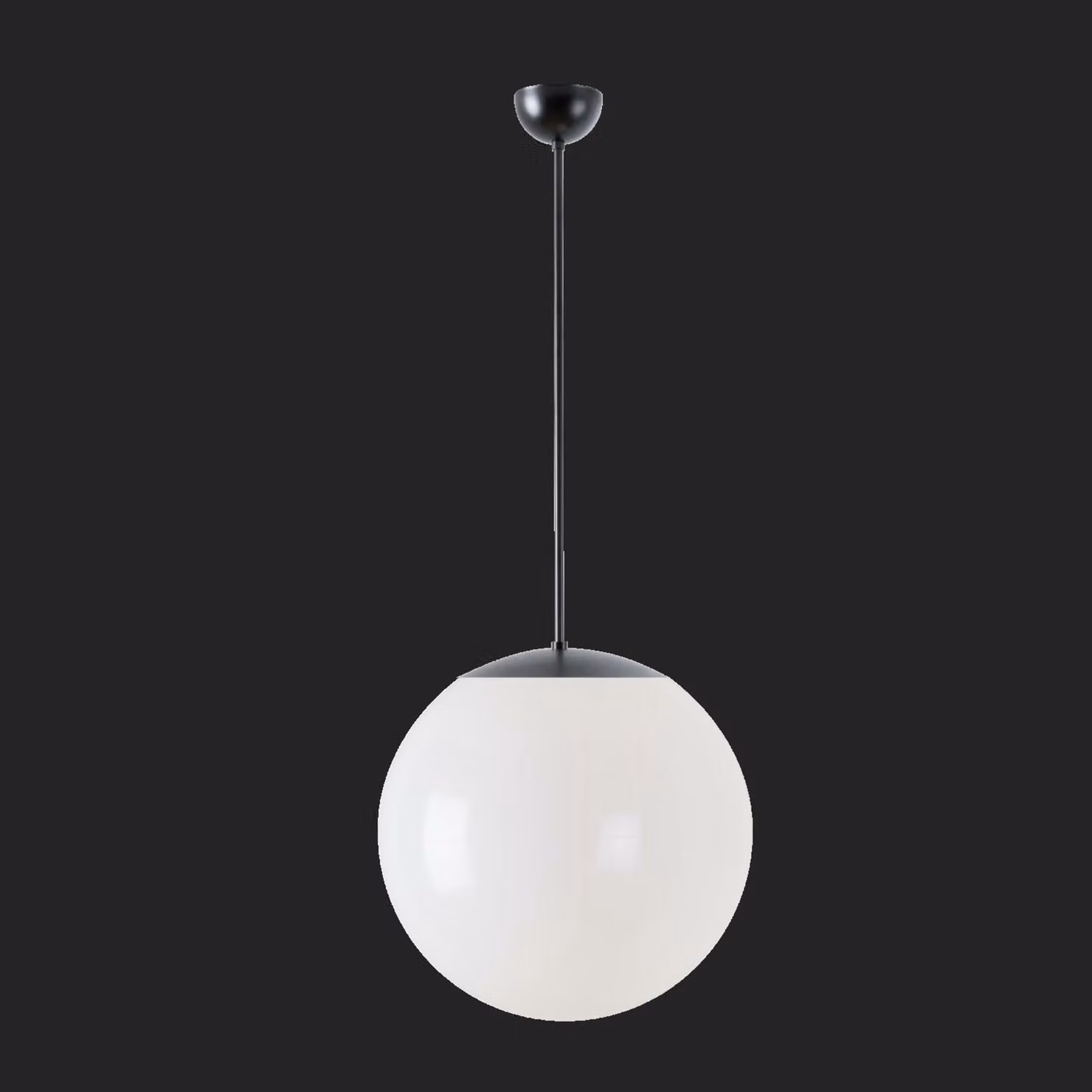 OSMONT ISI64310 ISIS S3 PM apparecchio a sospensione in plastica bianco/nero IP40 3000 K 27W LED combinazione di emergenza 1 h