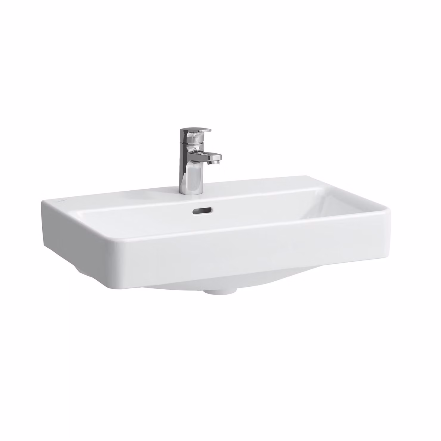 LAUFEN PRO S lavabo Compact, 1 trou pour robinet, avec trop-plein, 600x380mm, H818959A001041, H818959A001041