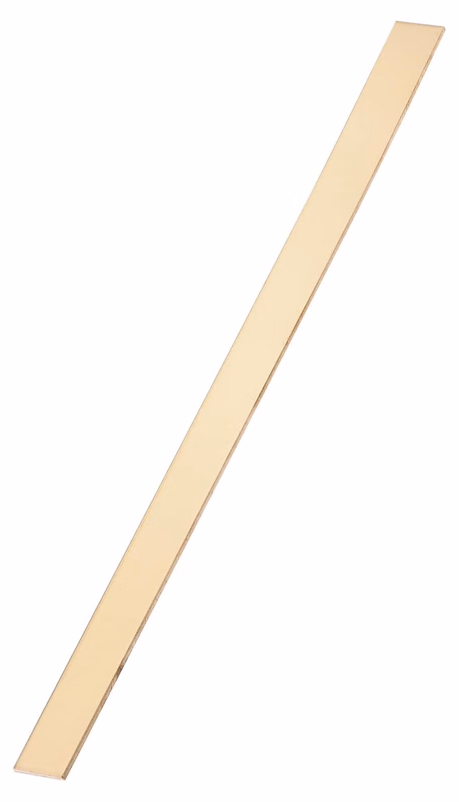 Barra piatta in ottone H62, dimensioni 2,5 x 19 x 305 mm, 1 pezzo