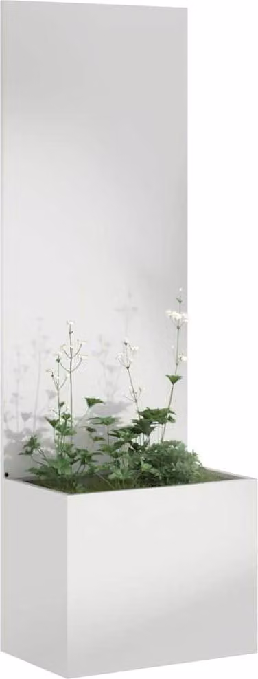 Schermo per privacy in giardino Argento 50 x 32 x 150 cm