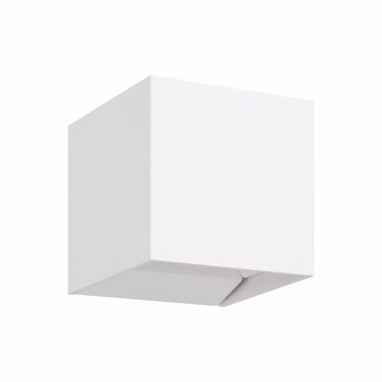 EGLO Applique da esterni Calpino 3, Bianco / Opale, Alluminio, Moderno, Applique da esterni