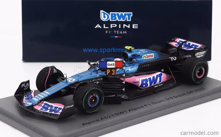 Spark-model, Formula 1, A523, 10, 3° posto. Accessori per modellismo